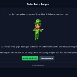 🍀 “Bolão Entre Amigos” – Sistema Completo