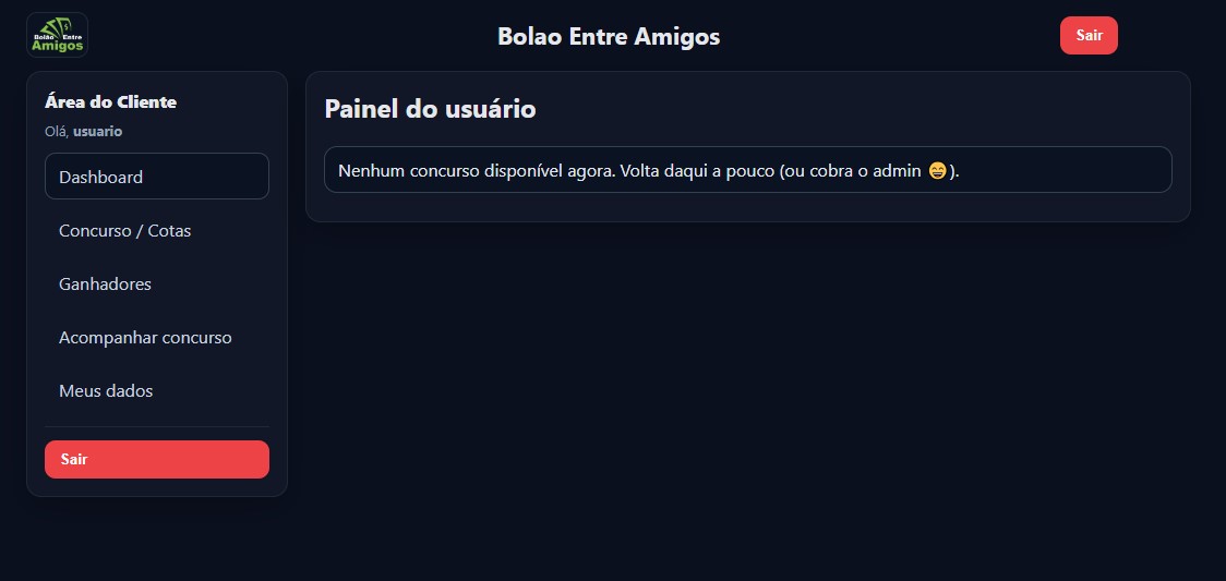 🍀 “Bolão Entre Amigos” – Sistema Completo - Imagem 2